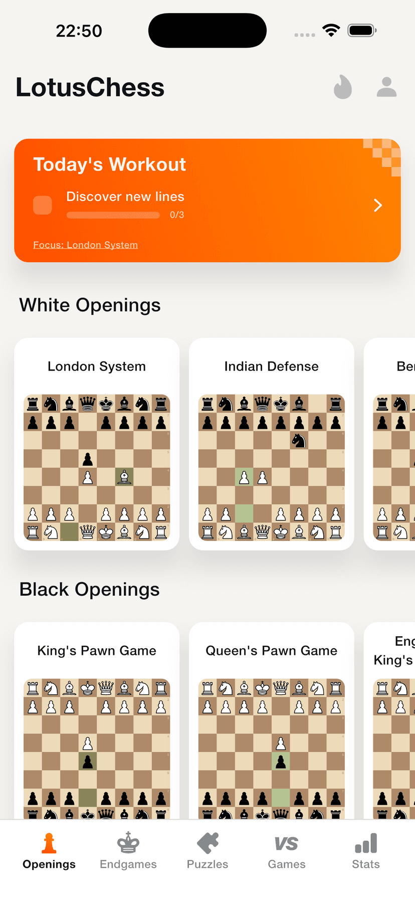 Lotus Chess app screenshot